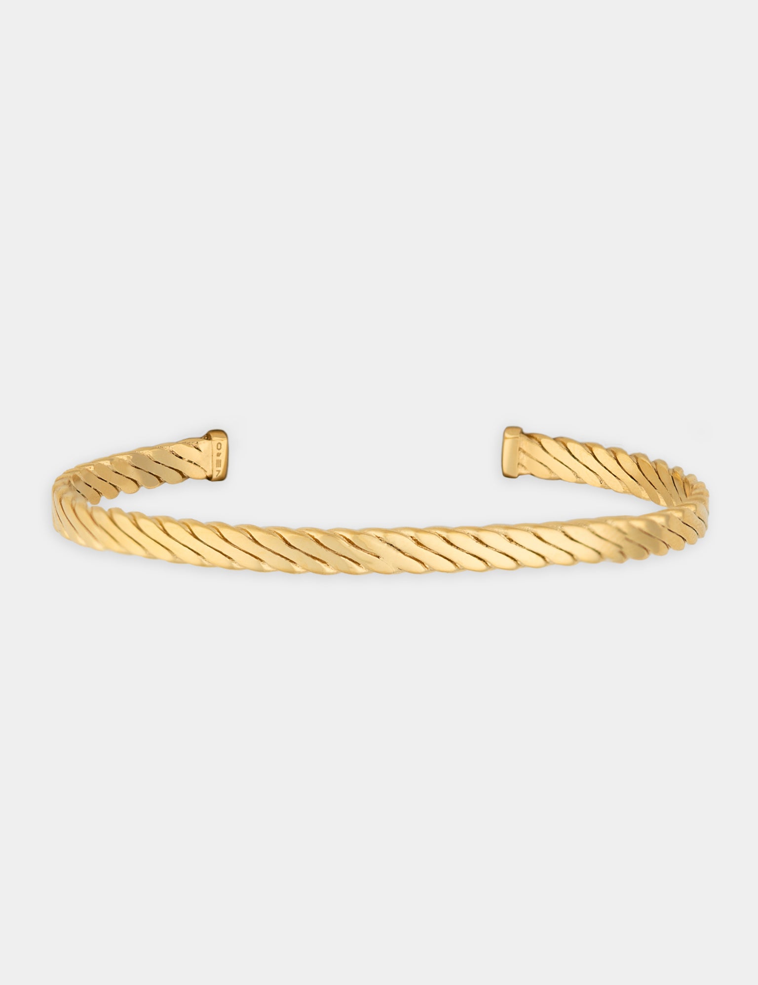 צמיד Beluga זהב לגבר בעיצוב חוליות שרשרת מעודן, רוחב 5 מ"מ.