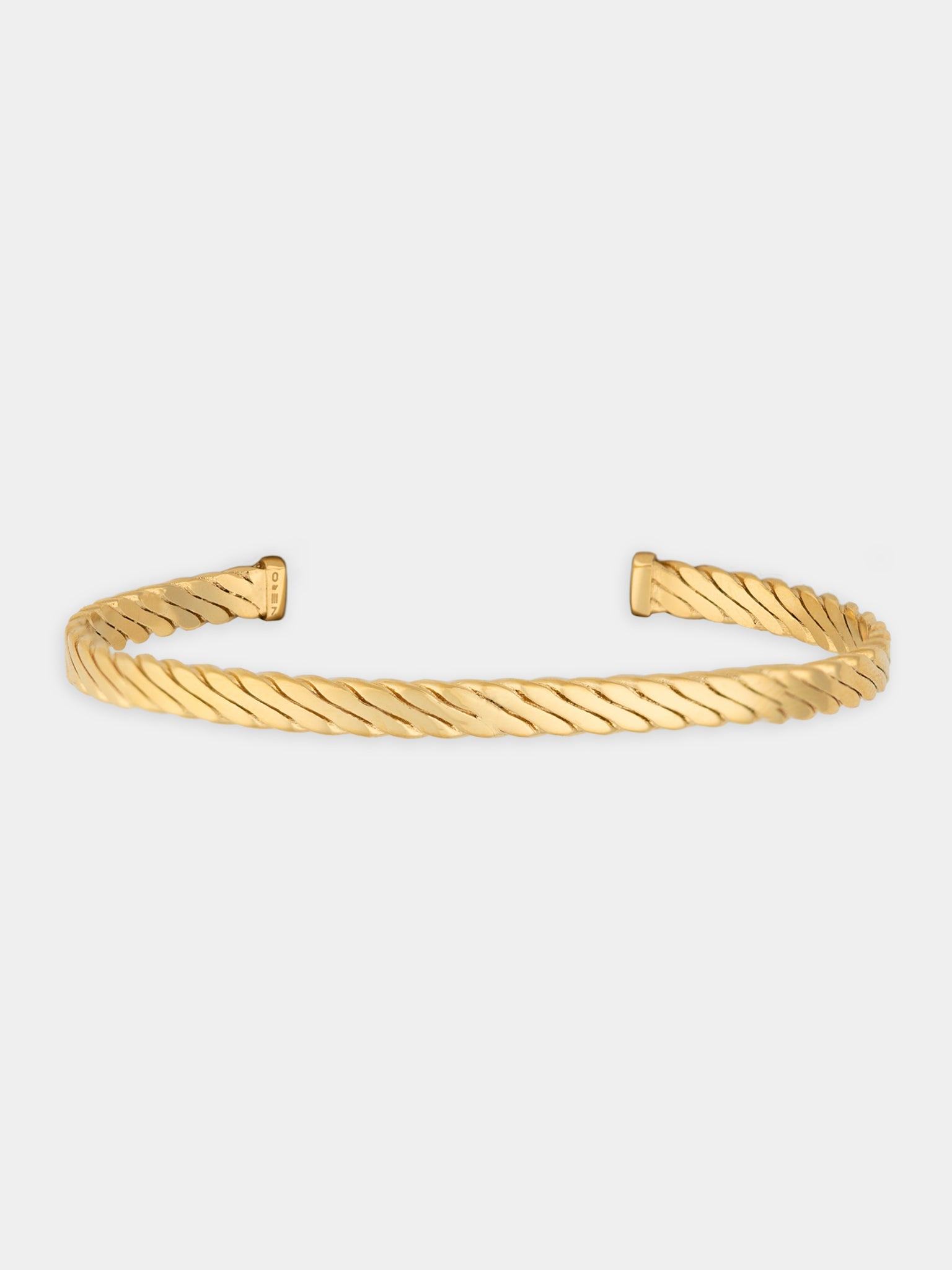 צמיד Beluga זהב לגבר בעיצוב חוליות שרשרת מעודן, רוחב 5 מ"מ.