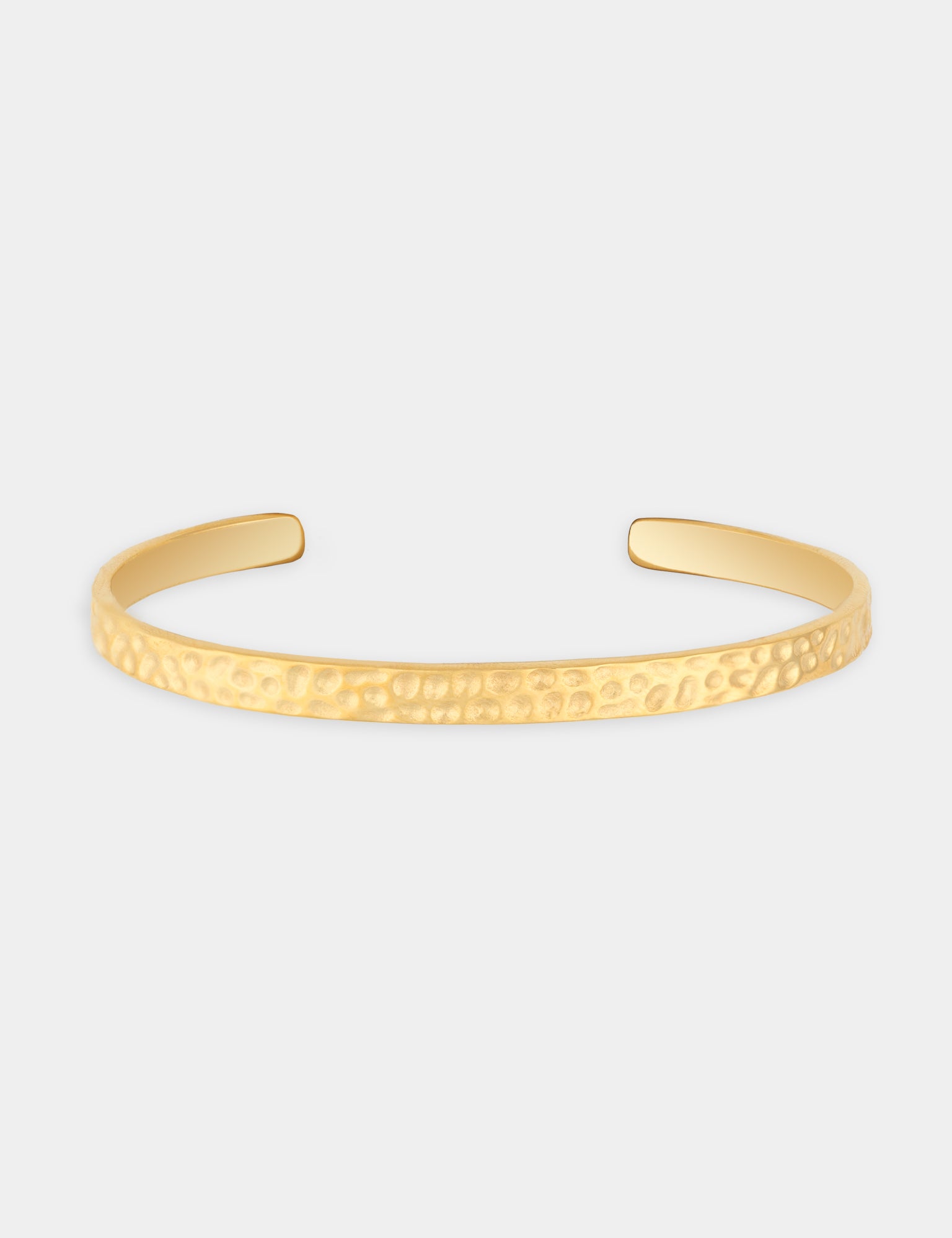 תמונת מוצר ברורה של צמיד Meduza לגבר בגימור זהב מבריק.